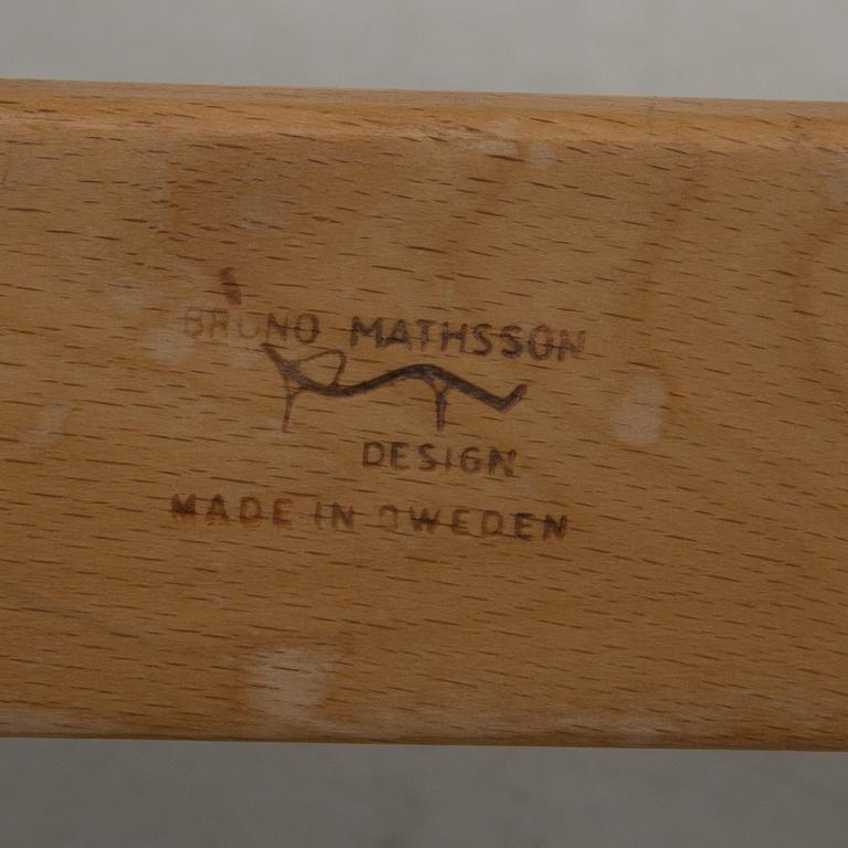 KARMSTOL, "Eva", Bruno Mathsson för firma Karl Mathsson, Värnamo 1976.