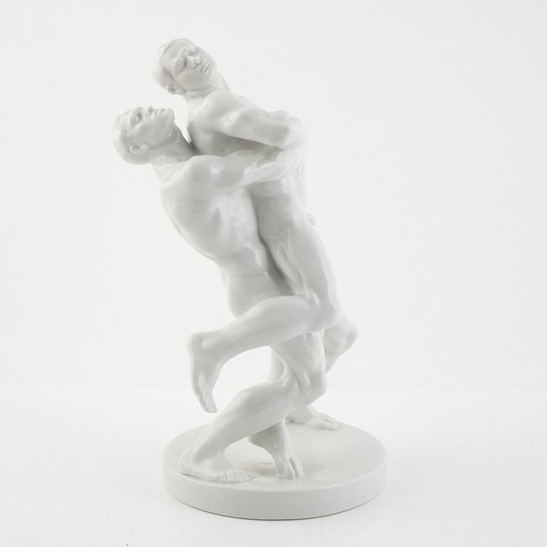 Bela Pankotai Farkas, sculpture, porcelain, Herend, 1930s.