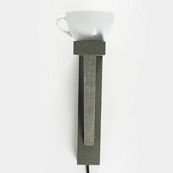 Jonas Bohlin, an "espresso" wall lamp, late 20th century.