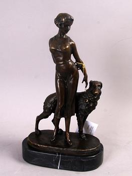 SKULPTUR, brons, art decostil, 1900/2000-tal.