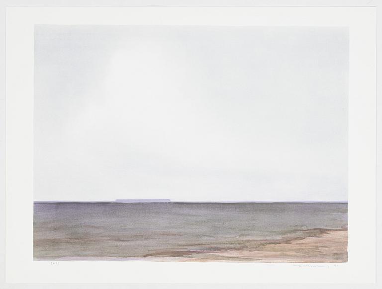 Ulf Wahlberg, "Landskap", mapp med tre litografier.