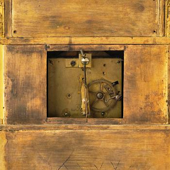 A Charles X ormolu mantel clock modelled as the Cathedral of Reims, Paris, 1820's.