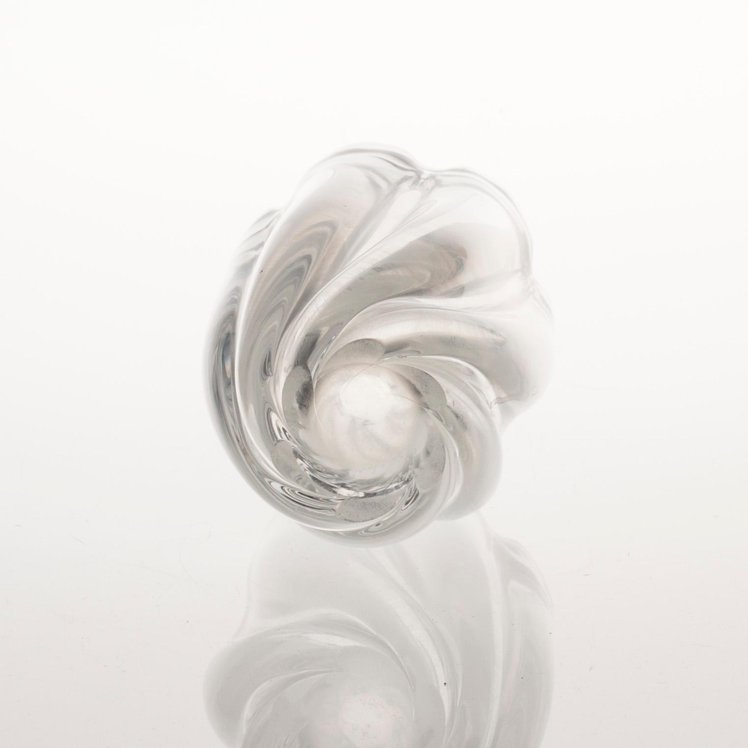 VAS, glas, Edvin Öhrström, Orrefors, märkt FU 2444/4.