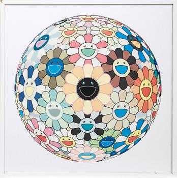 Takashi Murakami, "Flower Ball Sunflower".