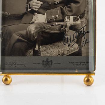 Royal Photographs, 2 pieces, Gustav V.