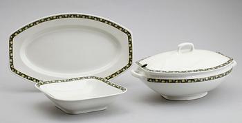 MATSERVIS, 57 delar, porslin, Rörstrand, tidigt 1900-tal.