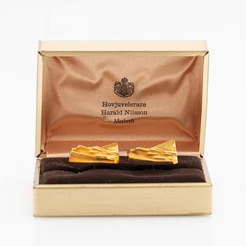 Björn Weckström, Cufflinks 18K gold, Lapponia.