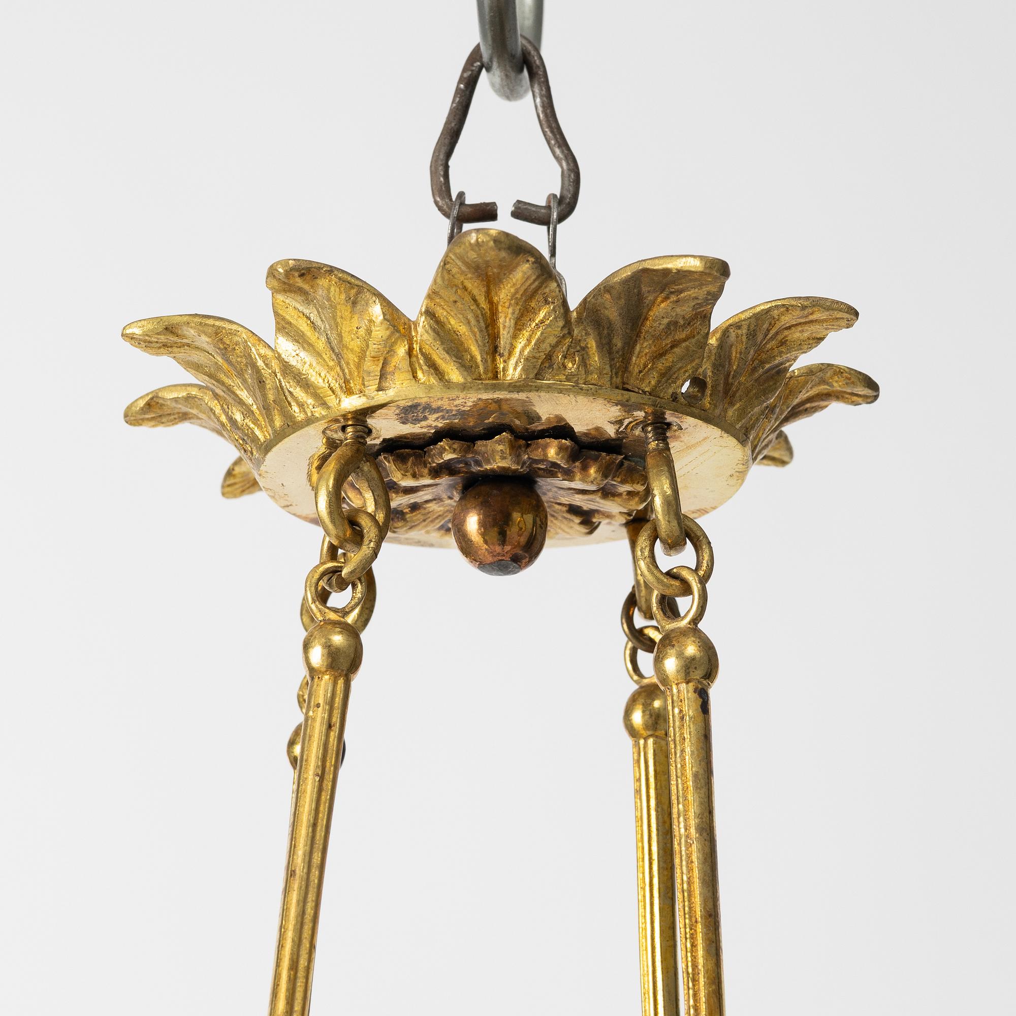 A Empire chandelier, first half of the 19th century.
