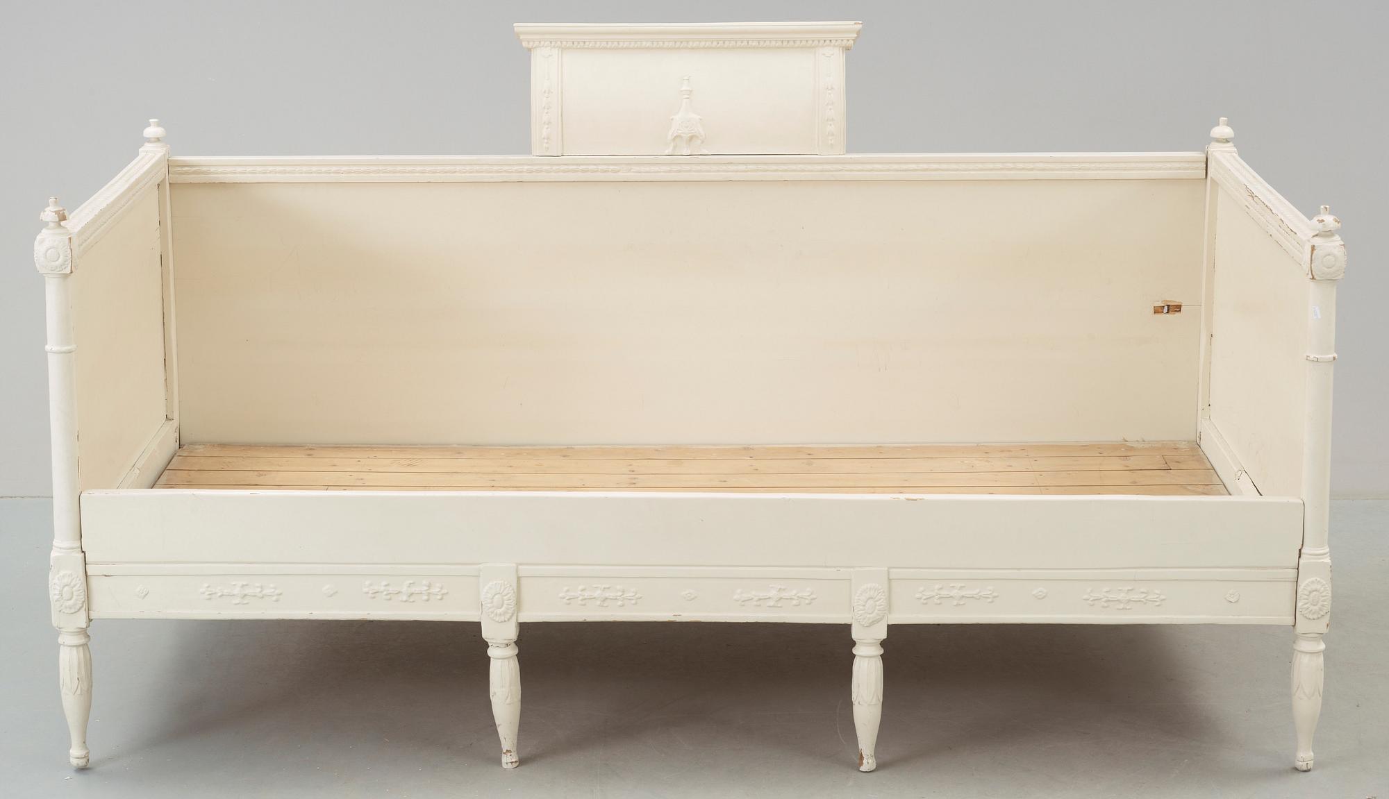SOFFA/SÄNG, sengustaviansk, 1800-tal.
