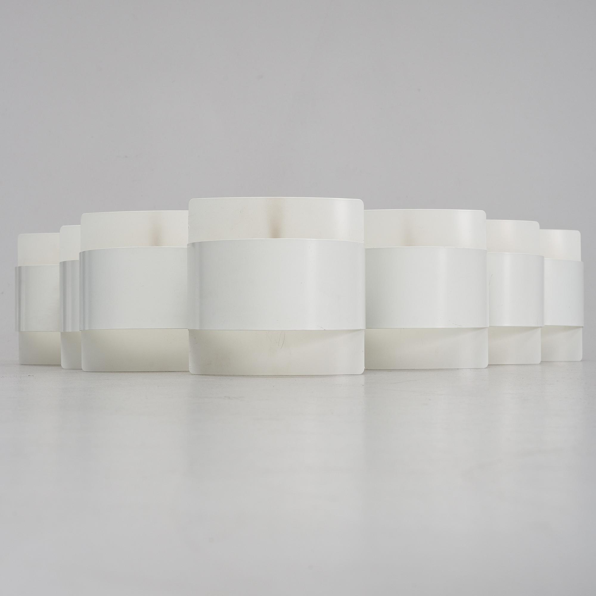 PETER CELSING, 10 " Band" wall lamps, Fagerhult och Falkenberg belysning.