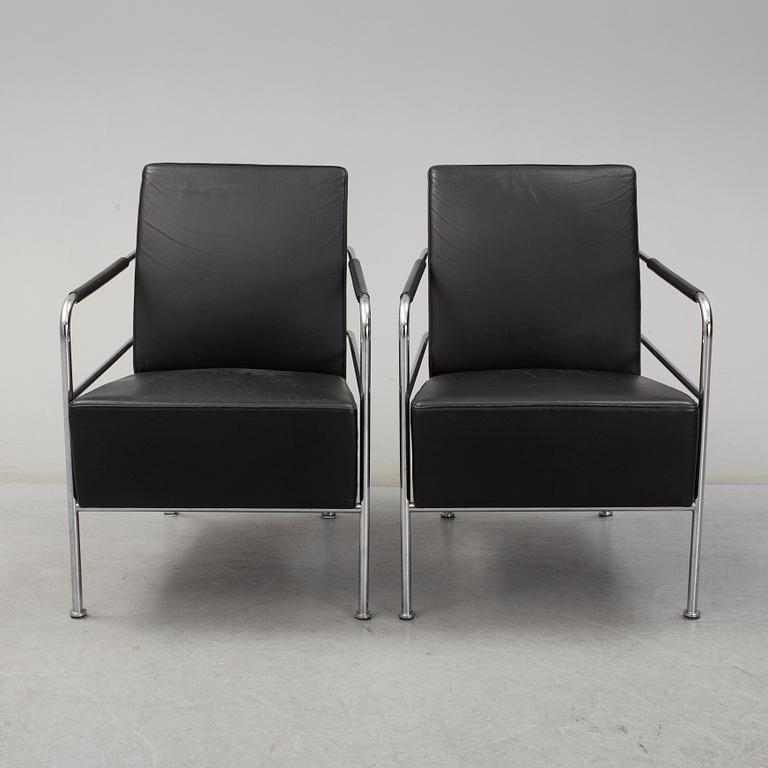 GUNILLA ALLARD, fåtöljer ett par "Cinema" Lammhults, 1990-tal.