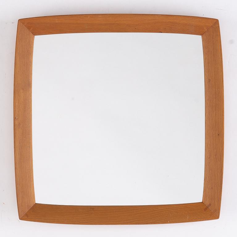 Uno & Östen Kristiansson, an oak mirror, Luxus, Vittsjö, 1960's.