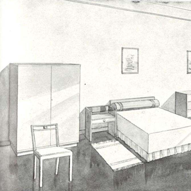 Axel Einar Hjorth, a pair of oak "Dagmar" chairs, Nordiska Kompaniet, Sweden, 1937.