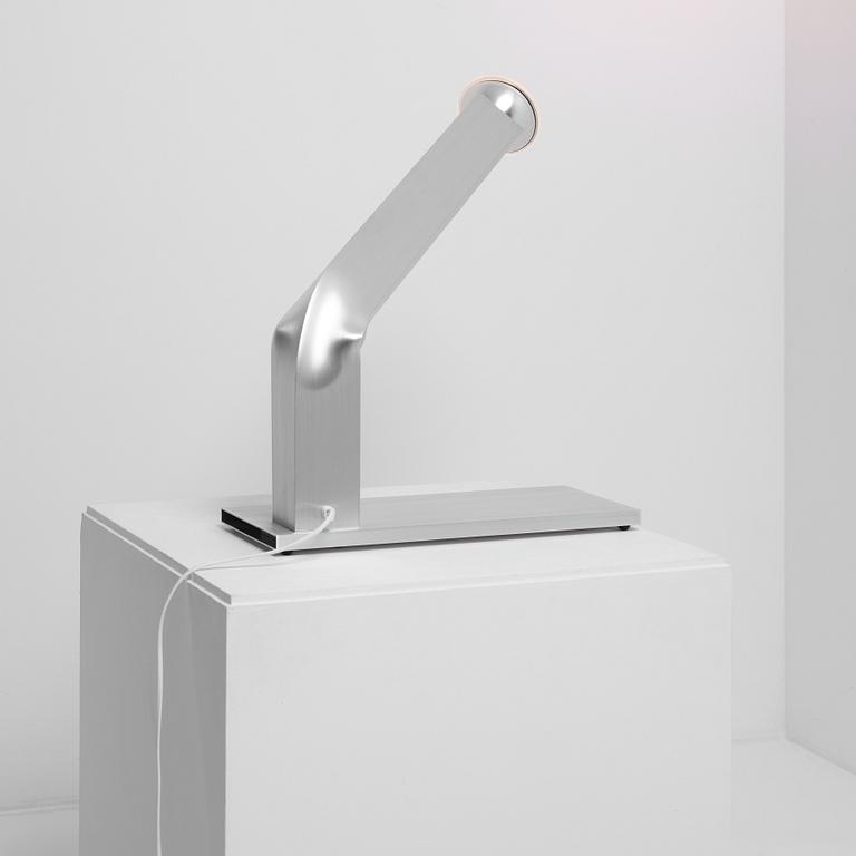 David Taylor, a unique table lamp, "Aluminium Table Lamp (Bold)", Studio Mellösaverken, Sweden, 2025.