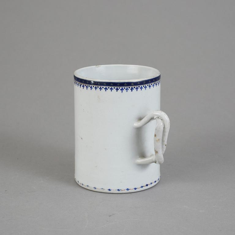 MUGG, porslin, kompaniporslin, Jiaqing, 1800-talets början.