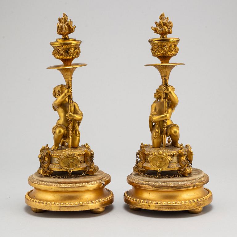 BORDSGARNITYR, 3 delar, Tiffany & Co, New York, omkring år 1900.