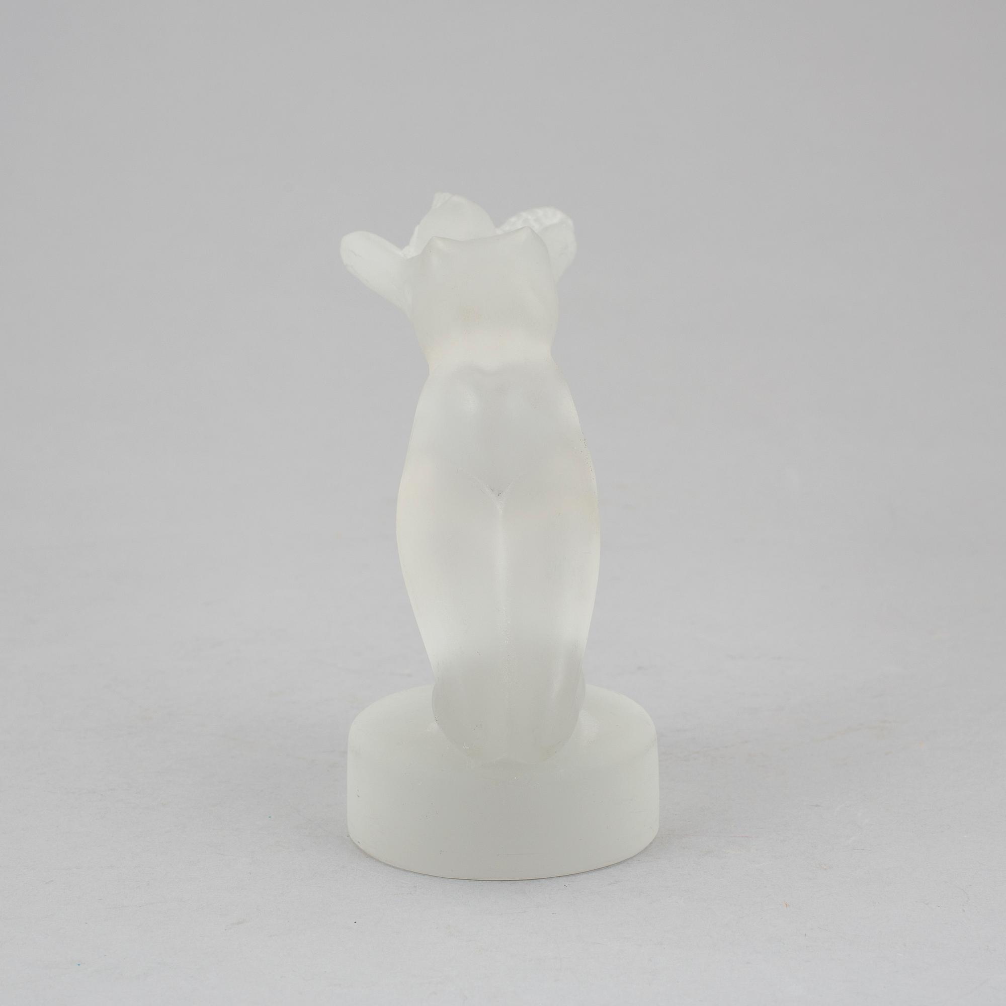 FIGURIN, glas, Lalique, Frankrike, 1900-talets andra hälft.