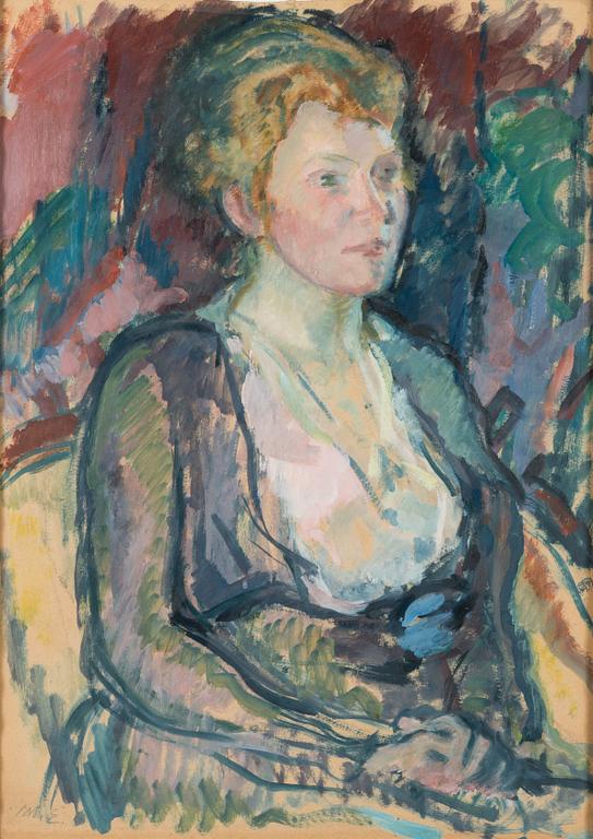Magnus Enckell, Portrait of a woman.
