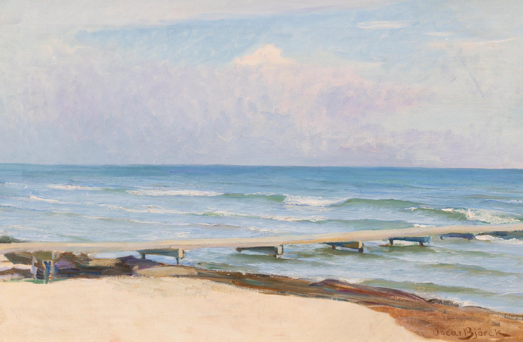 Oscar Björck, Strandbrygga i Skagen.