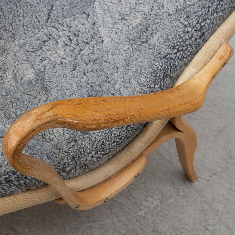 Bruno Mathsson, a "Pernilla" lounge chair, Dux, Sweden, second half of the 20th century.