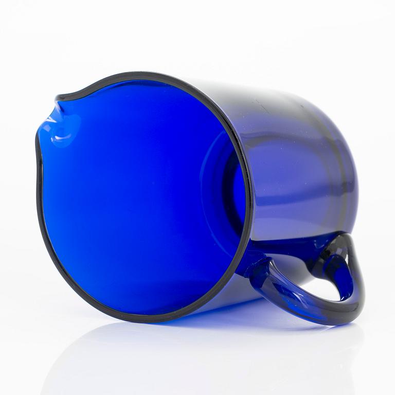 Kaj Franck, tillbringare, modell 5601 och dricksglas, 12 st, modell 5023, Nuutajärvi Notsjö, 1900-talets mitt.