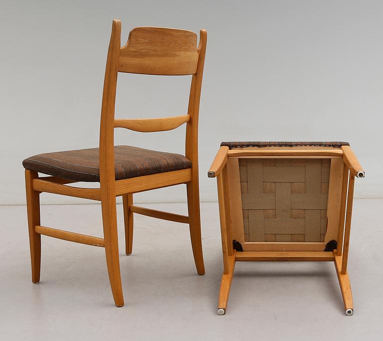 STOLAR, 8 st, "Calmare Nyckel", Carl Malmsten, Åfors Möbelfabrik, 1900-talets andra hälft.