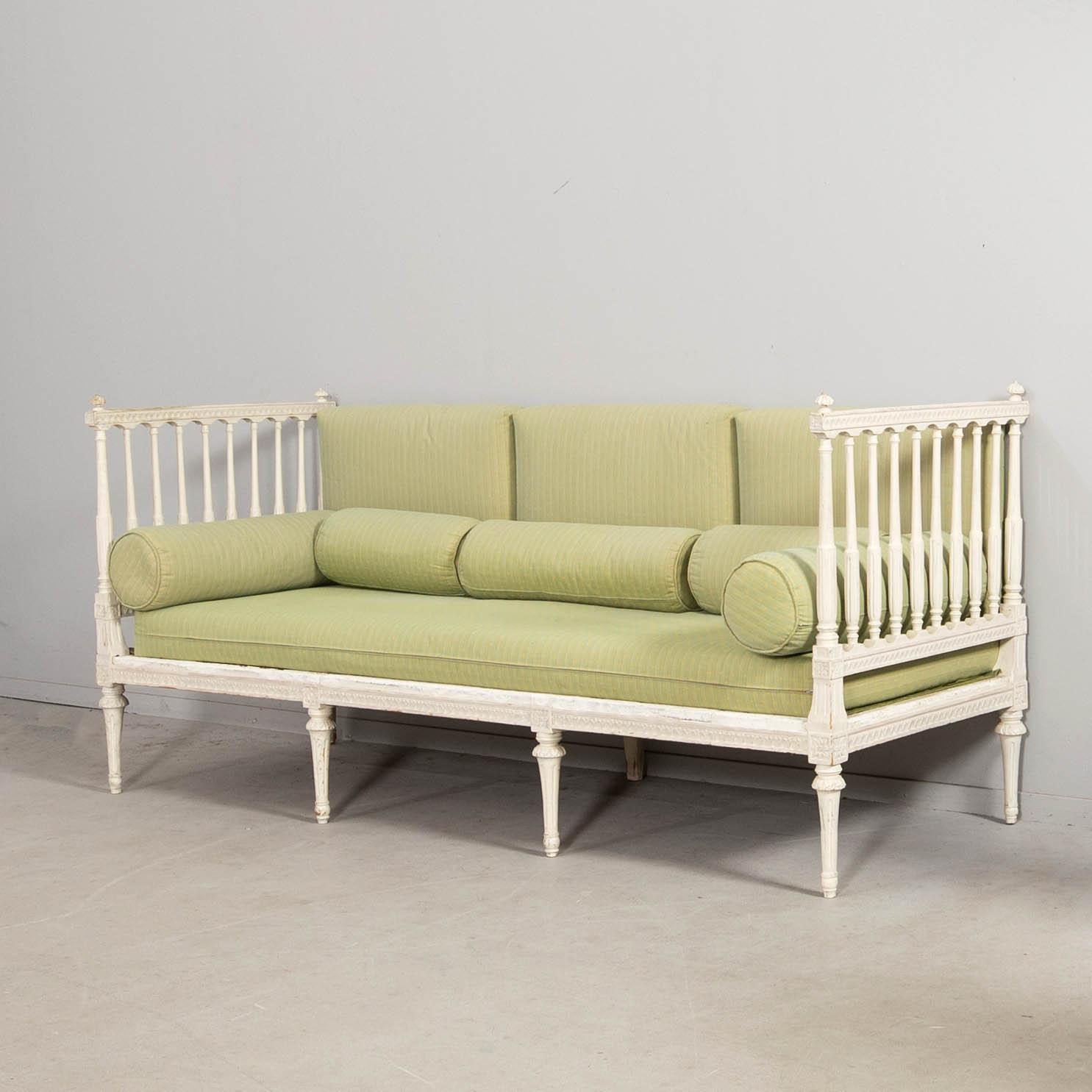 Bänk/soffa, gustaviansk stil, 1900-tal.