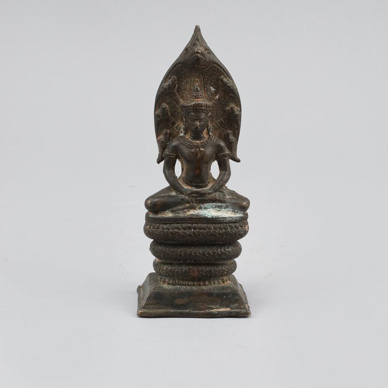 SKULPTUR, järn, orientalisk, 1900-tal.