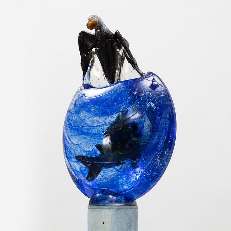 Kjell Engman, a glass sculpture, Kosta Boda, Sweden, ed. 15 ex.