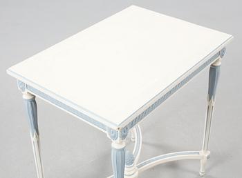 A gustavian style table, early 20th century.