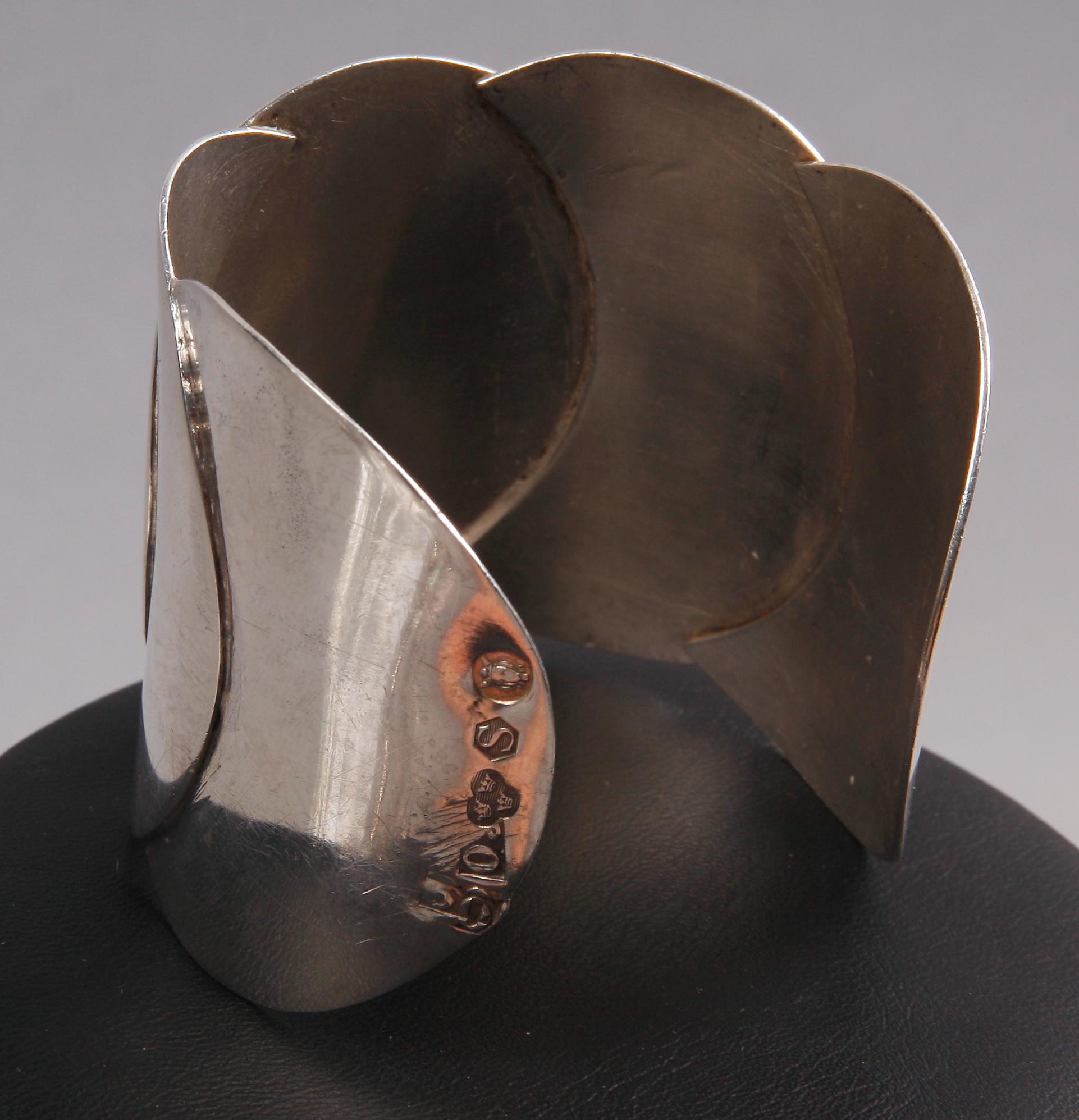 ARMRING, RING SAMT ÖRHÄNGEN, silver, bl a From, Danmark.