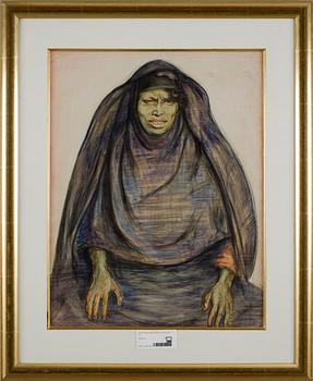 Nils von Dardel · NILS VON DARDEL, akvarell, sign.
