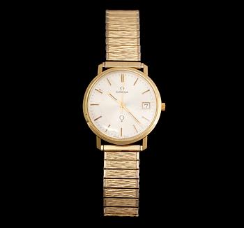 HERRARMBANDSUR, 18 k, Omega, 1970-tal.