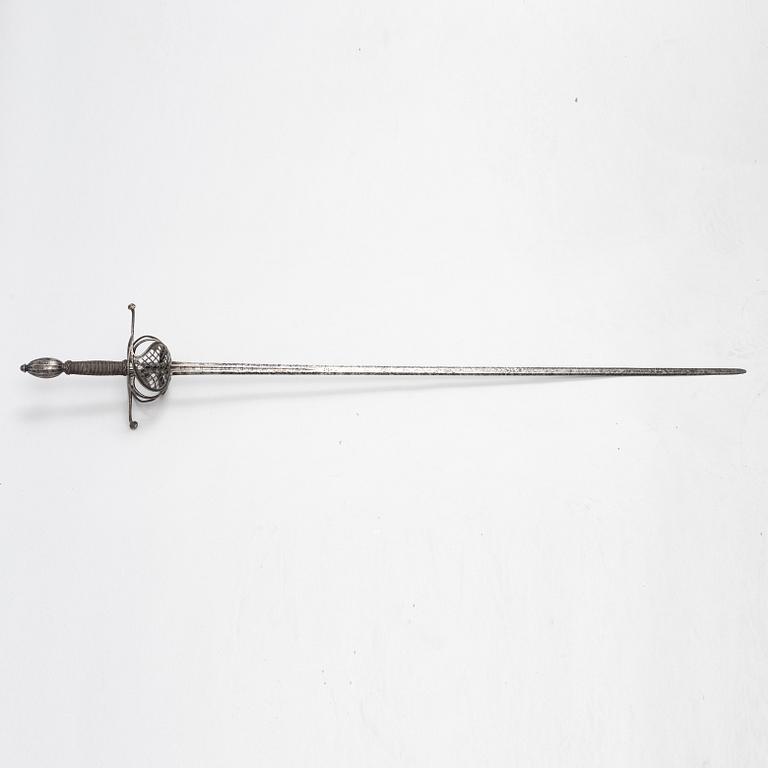 Rapier, second half of the 17th century.
