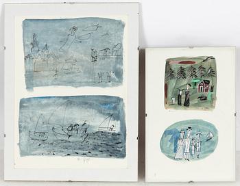 Madelaine Pyk, 2 st Figurmotiv.