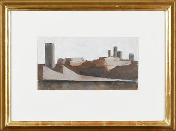 SIXTEN LUNDBOHM, 2 st, gouache, monogramsignerade.