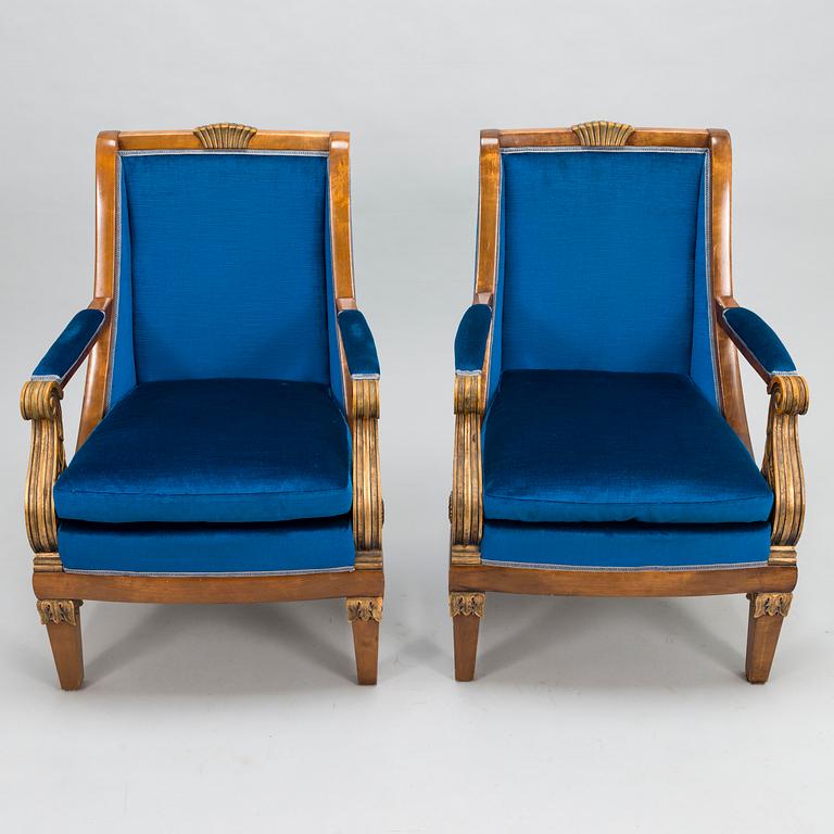 NILS WASASTJERNA, enligt given uppgift, MÖBLEMANG, 9 delar, 1920-tal.