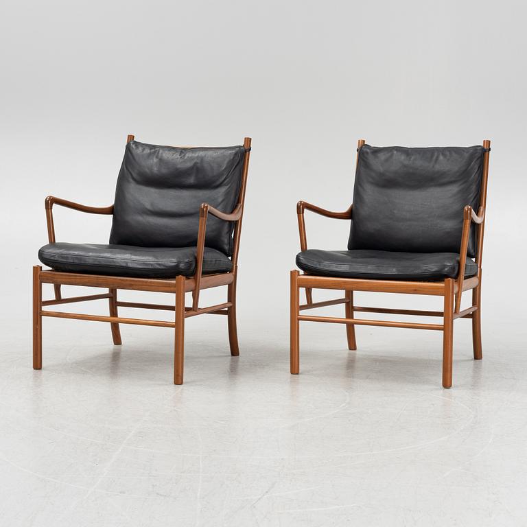Ole Wanscher, fåtöljer, ett par, "Colonial Chair OW 149", Carl Hansen & Son, Danmark.