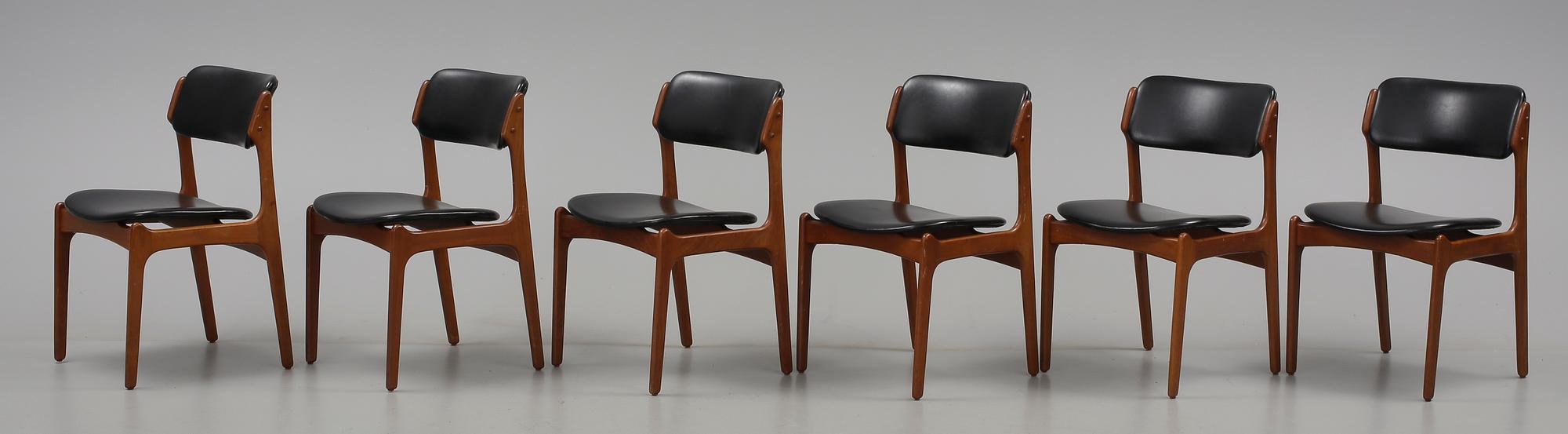 STOLAR, 8 st, Erik Buch, Danmark, 1950/60-tal.