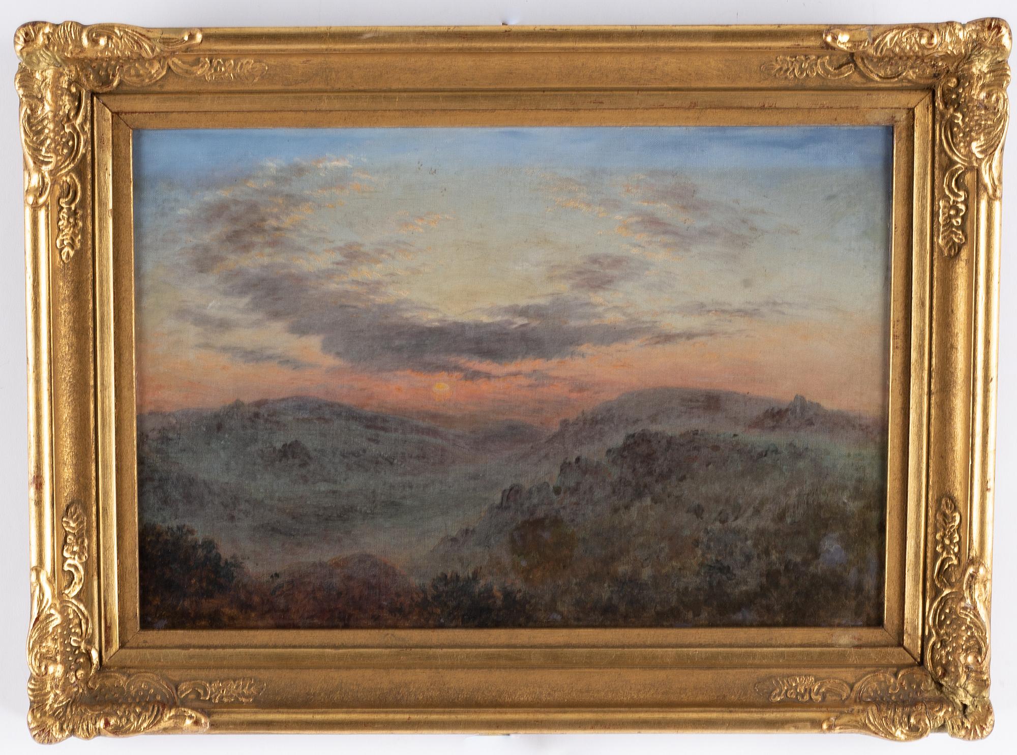 Unknown artist, 19th Century, oil on canvas, inditinctly signed.