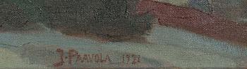 JOHANNES PAAVOLA, olja på duk, sign o dat 1921.