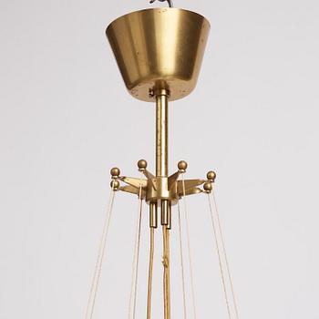 Hans Bergström, a chandelier model "3", Asea, Sweden 1940s-50s.