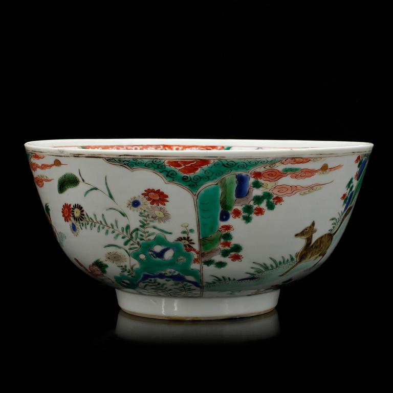 SKÅL, porslin, Kina Qing dynastin, Kangxi (1662-1722).