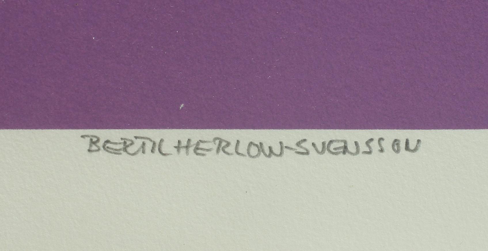BERTIL HERLOW SVENSSON, litografi, sign o E.A.