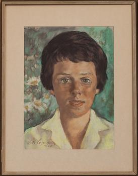 LOTTE LASERSTEIN, pastell. Signerad och daterad 1960.