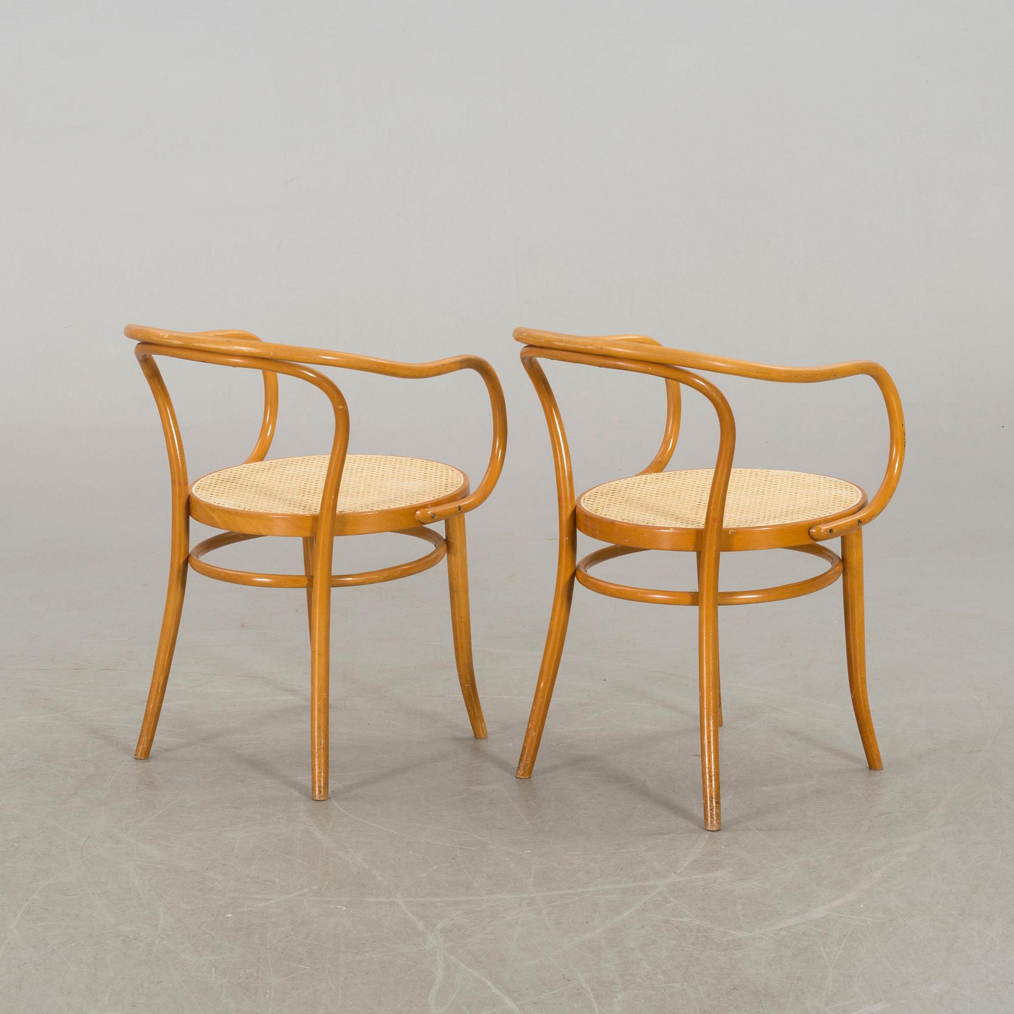 A PAIR OF LIGNA ARMCHAIRS, second half of 20th century.