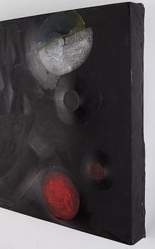 Stig Sjölund, diptych, photography and mixed media on canvas, signed and dated 1987 on verso.