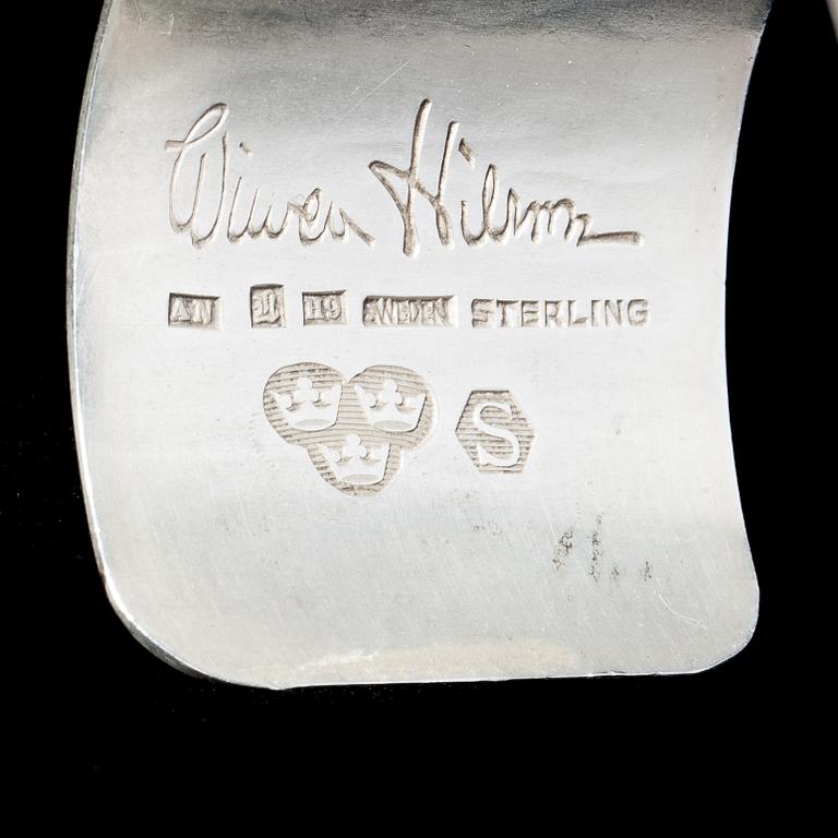 ARMRING, silver, Wiwen Nilsson, Lund, 1958, vikt ca 37g.