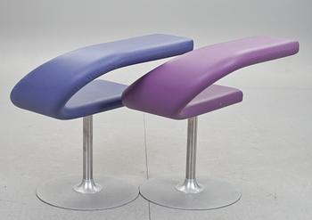 STOLAR, 2 st, "Innovation C", Fredrik Mattsson, Blå station. Etikettmärkta, 2006.