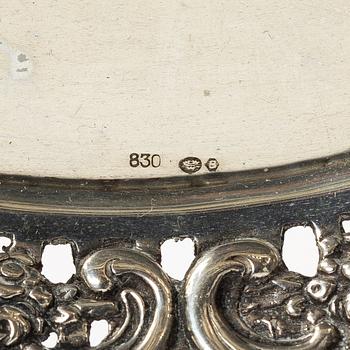 Gallerskålat, 2 st, silver, 1900-tal.